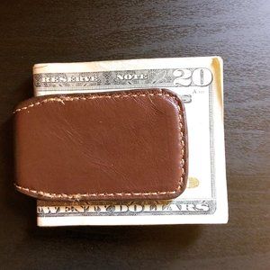 Leather Money Clip